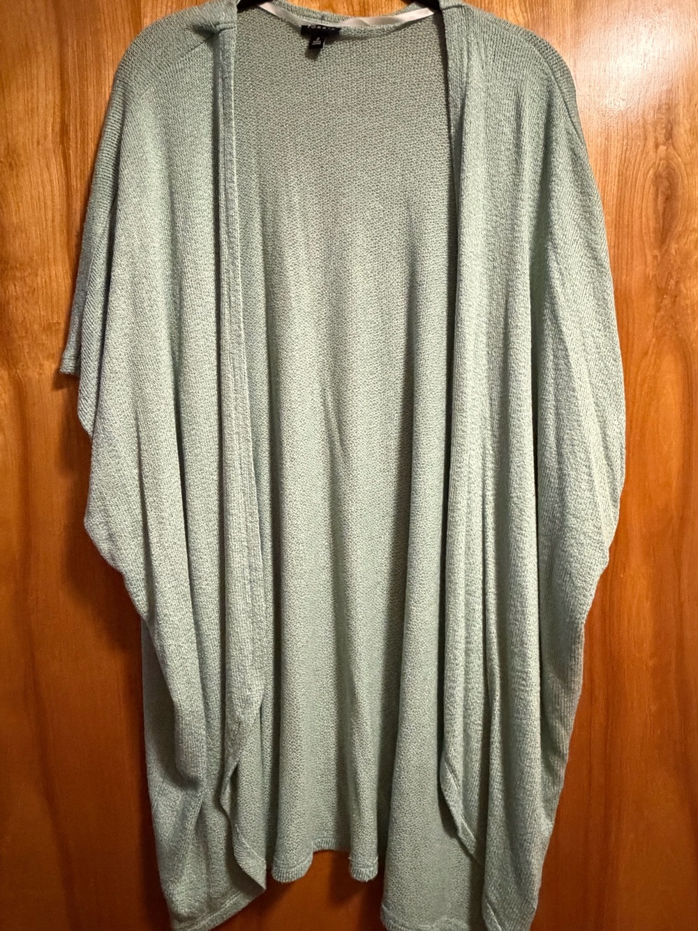torrid Mint Green Draped Open-Front Poncho Cardigan